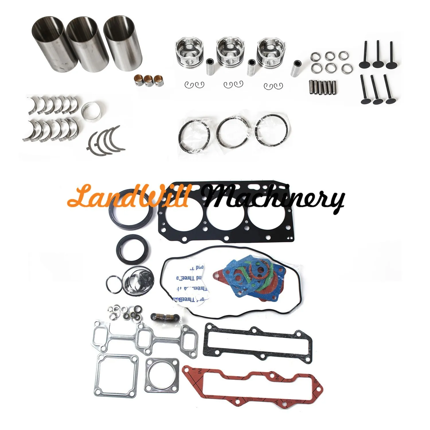 3TNV88 Overhaul Rebuild Kit Fits For Yanmar Engine