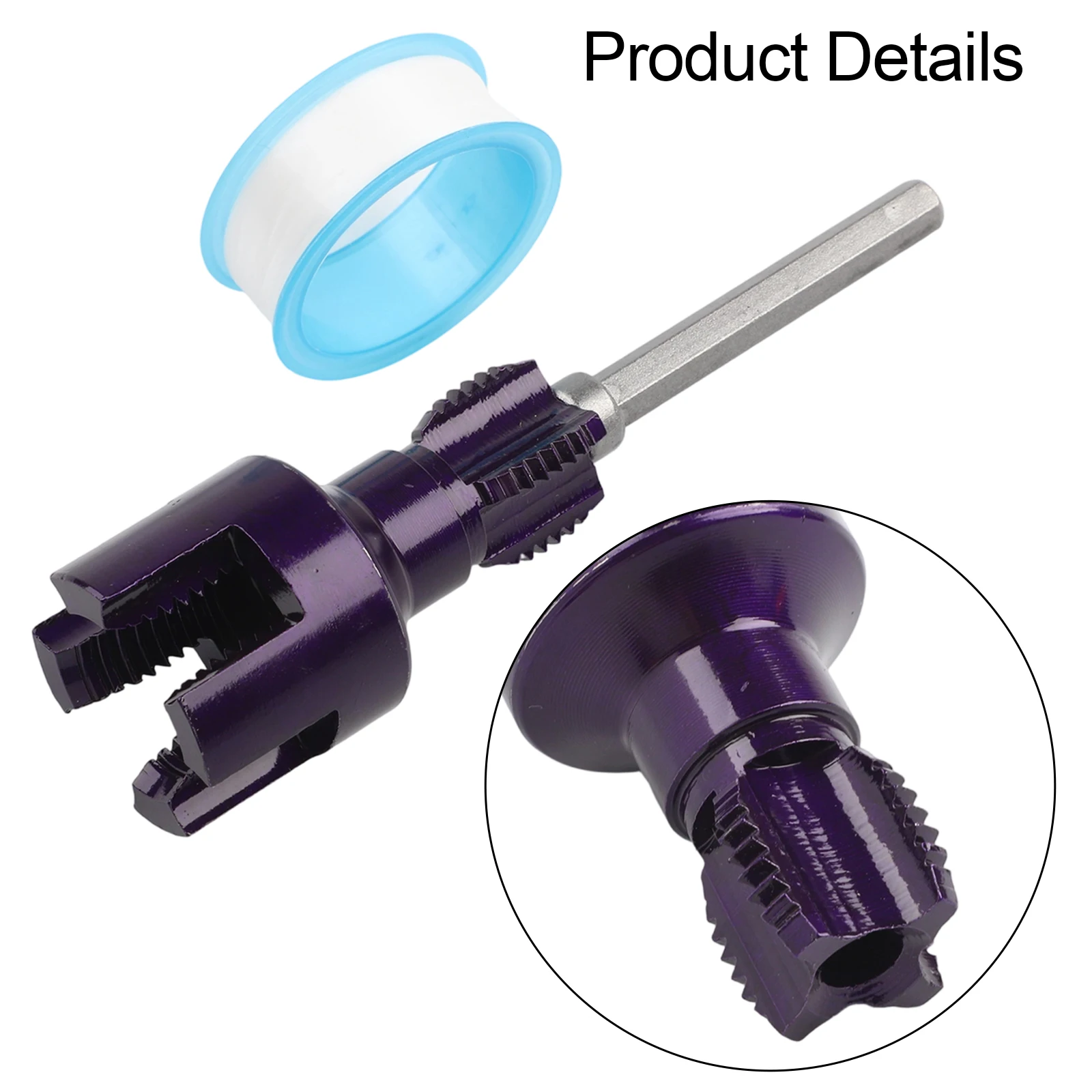 Alat Pemotong Ulir Profesional untuk Pekerjaan Plumbing, Die Terintegrasi untuk Pipa 25MM, Material Logam, Pemotongan Cepat untuk Pipa PPR