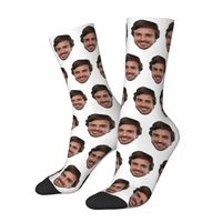 Fernando Alonso Funny Face Socks Men's Women's Fashion Socks Harajuku Spring Summer Autumn Winter Socks Gift