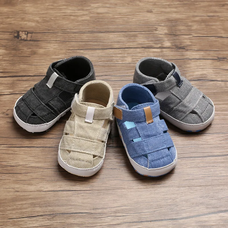 Soft Soled First Walker Light Baby Shoe Anti Slip Canvas Shoes Simple Boy Shoe Versatile Beach Shoes Comfort Sandal Zapatos Bebe