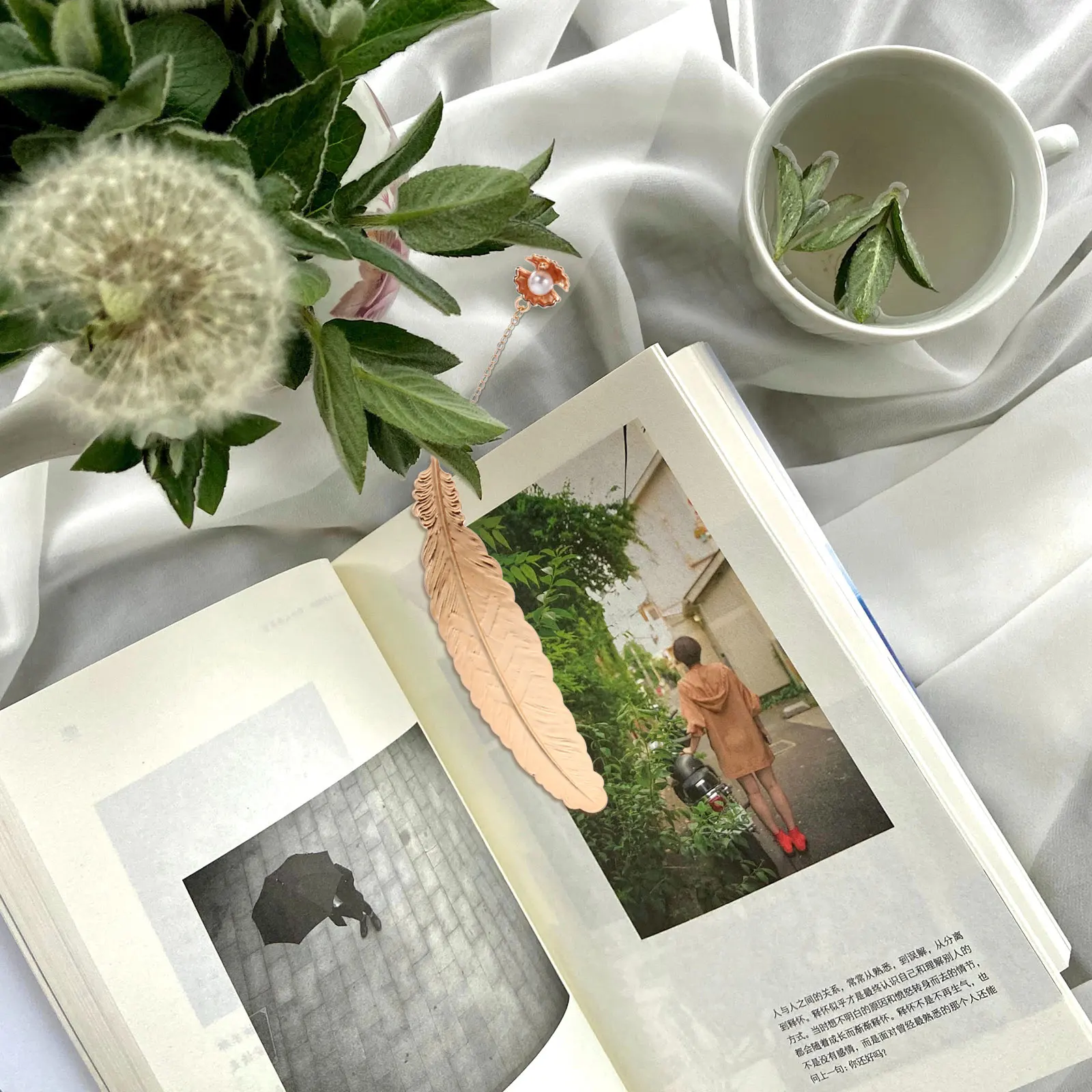 3pcs Bookmark Alloy Reading Pendant Elegant Retro Decorative Pattern Chinese Style Sturdy Practical