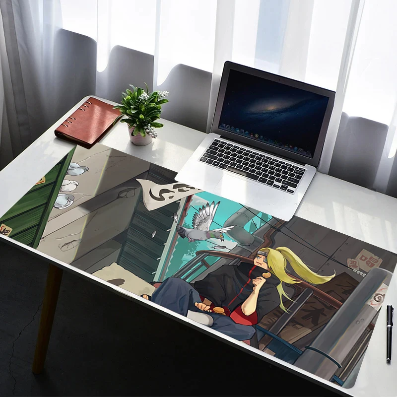 

Mouse Pad PC Non Slip Rubber Mousepad Laptop Gamer Cabinet HD Keyboard Pad Office Computer Naruto Akatsuki Gaming Desk Mouse Mat