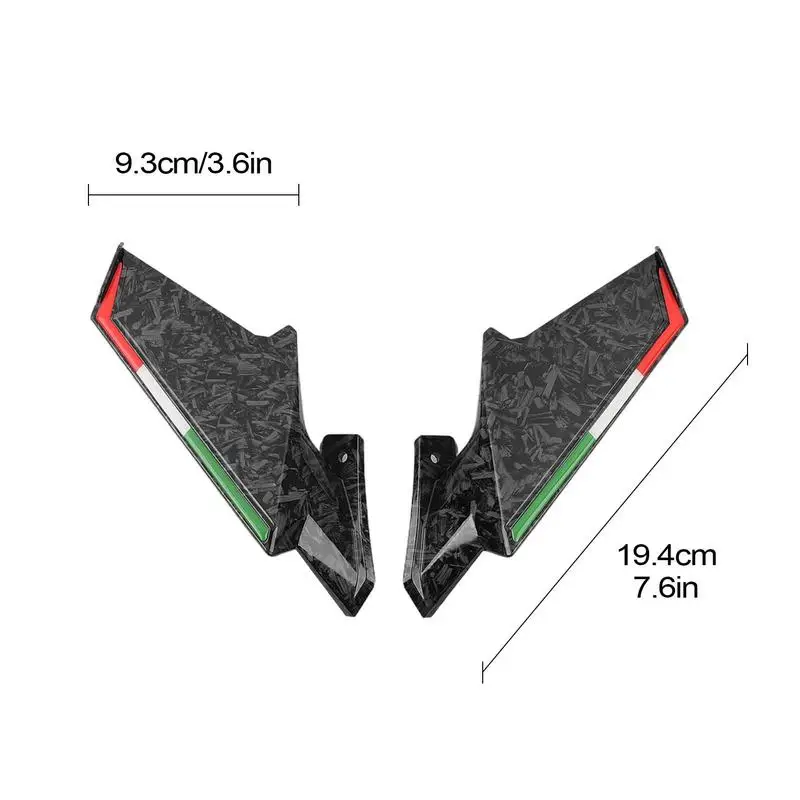 Ailes de moto pour l'équitation longue distance, garde de protection inférieure, remplacement du jeu d'ailes, 03 utilisation