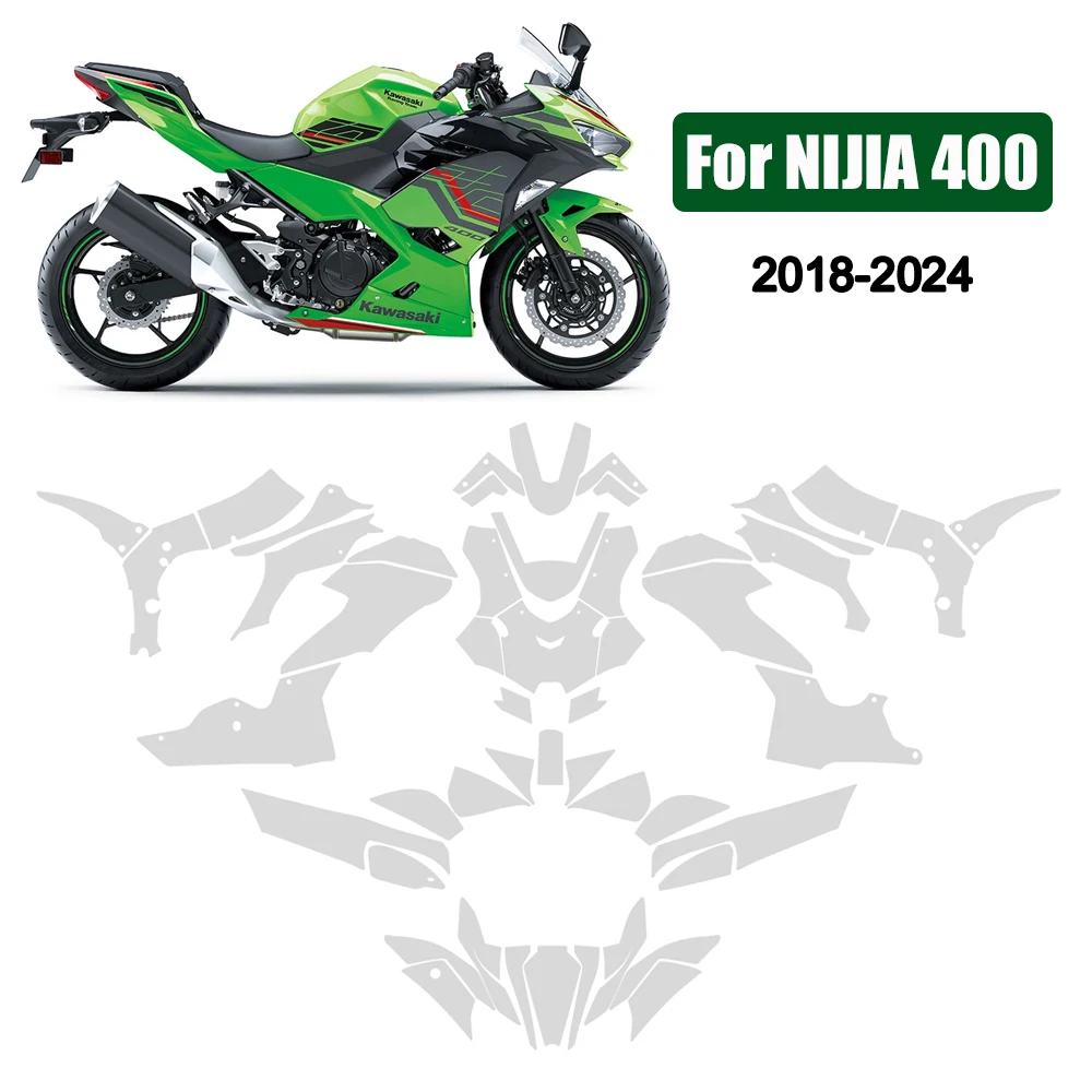 

Подходит для nimia 400 PPF Защитная обтекатель краски для Kawasaki nimia 400 защитные пленки из ТПУ для мотоцикла невидимые автомобильные чехлы специальные