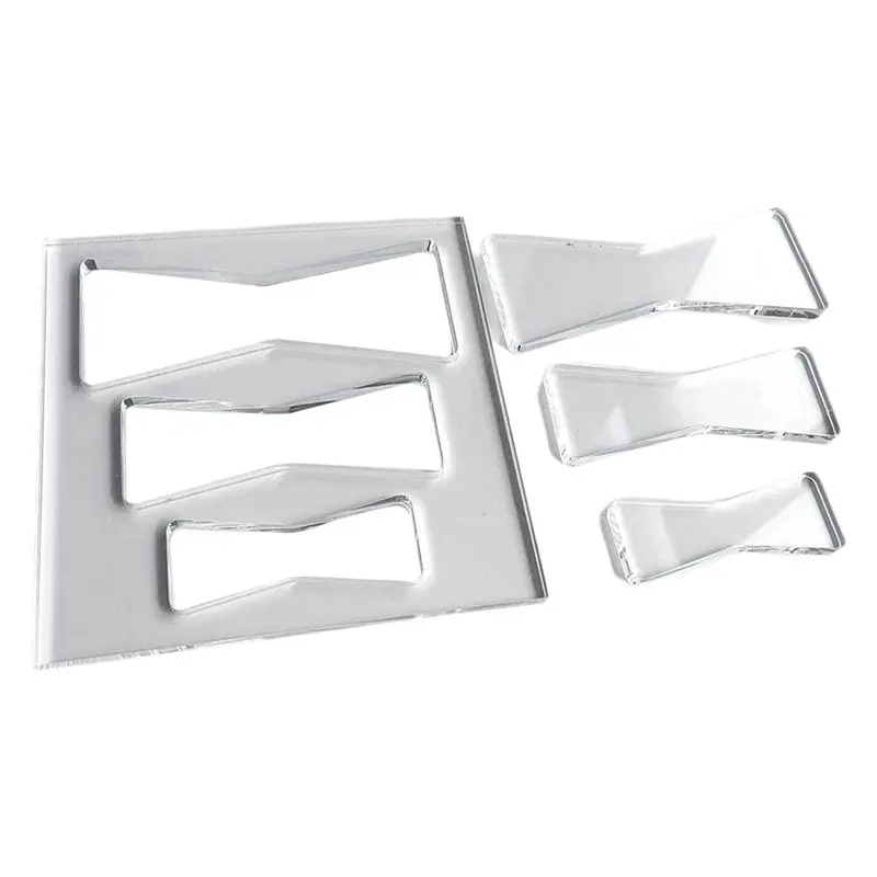 

AA73 Woodworking Router Template Tools Bow Router Templates Butterflies Template Clear Router Template