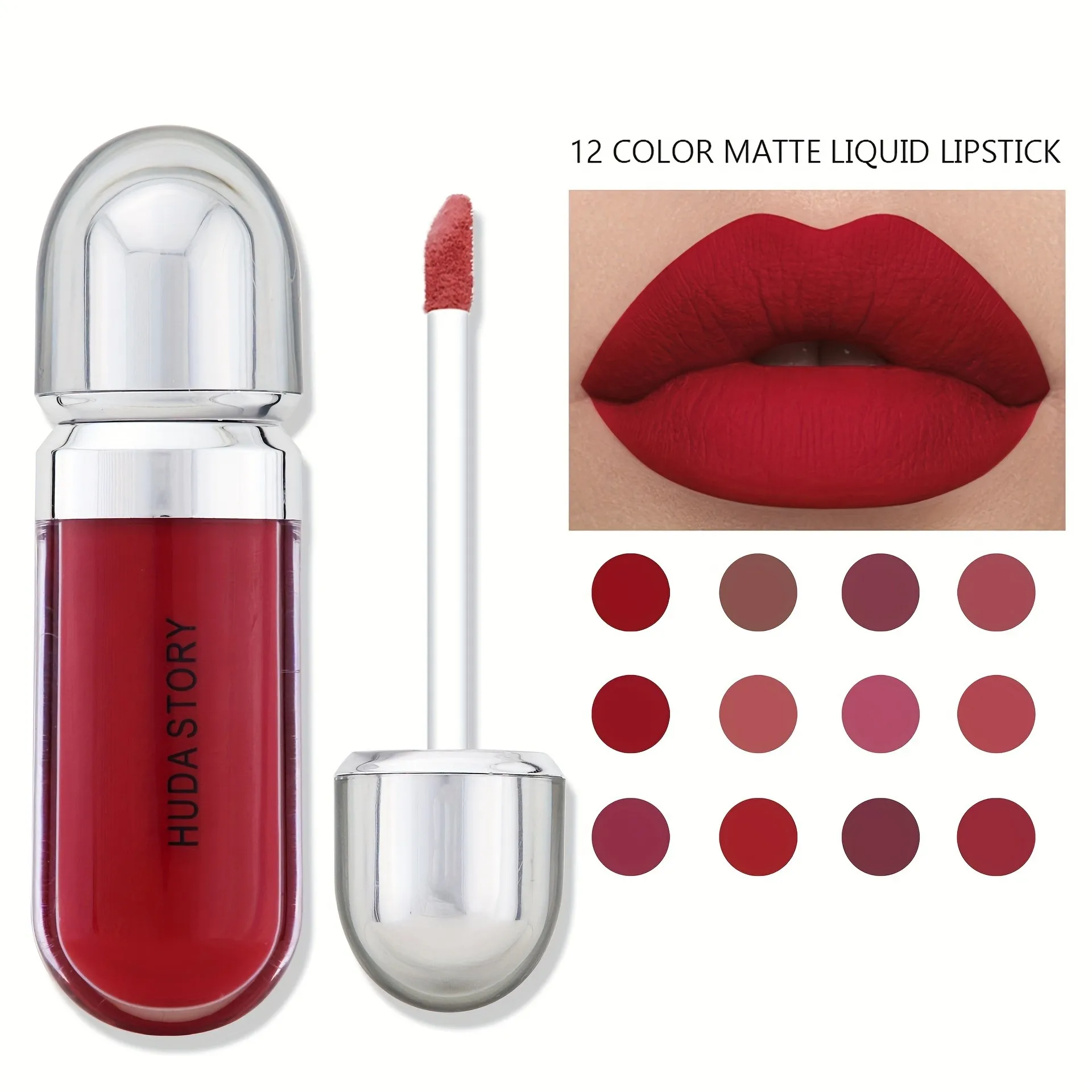 Trucco per le donne Lucidalabbra liquido, Stick labbra impermeabile da donna Lucidalabbra Macchia Trucco Duraturo Macchia labbra Liner Rossetto Trucco labbra