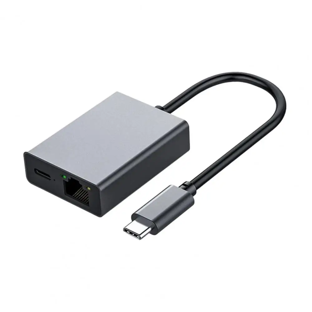 

Usb-c Network Adapter High-speed Type-c to Rj45 Ethernet Adapter for Mobile Phone/tablet with 1000mbps Network Support Pd
