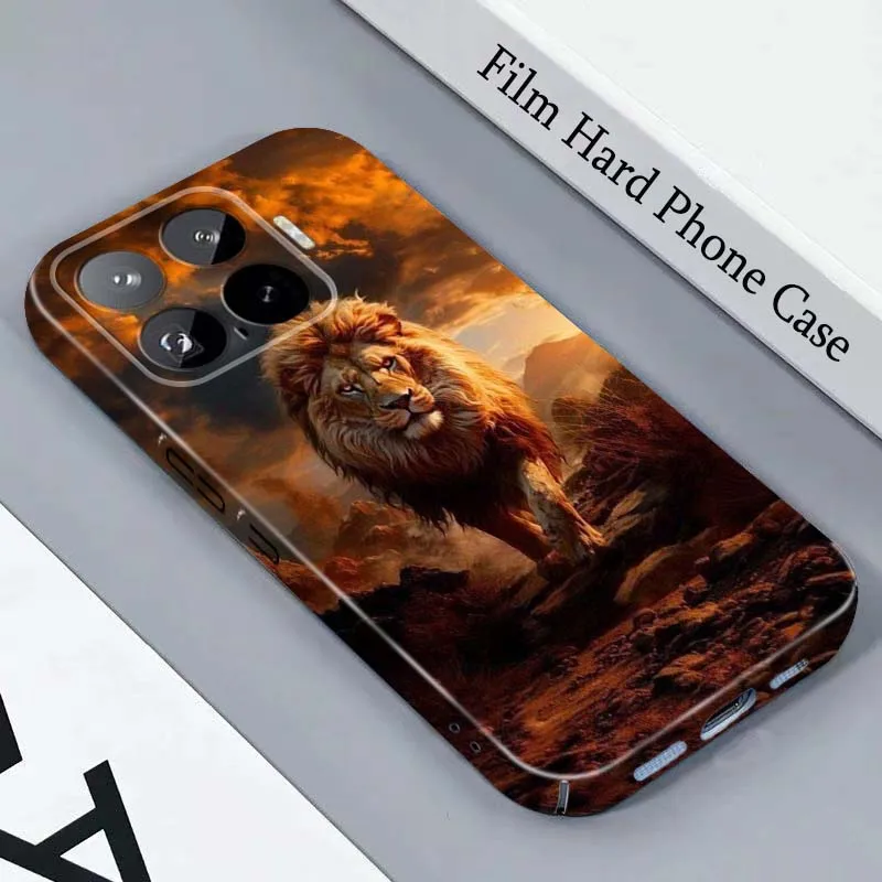Capa Dura para Celular Lion Sunset Mountain For Honor Play Magic 8 7 6 X9d X9c X9 X8b X8A X8 500 200 X50 X60 Lite GT Pro