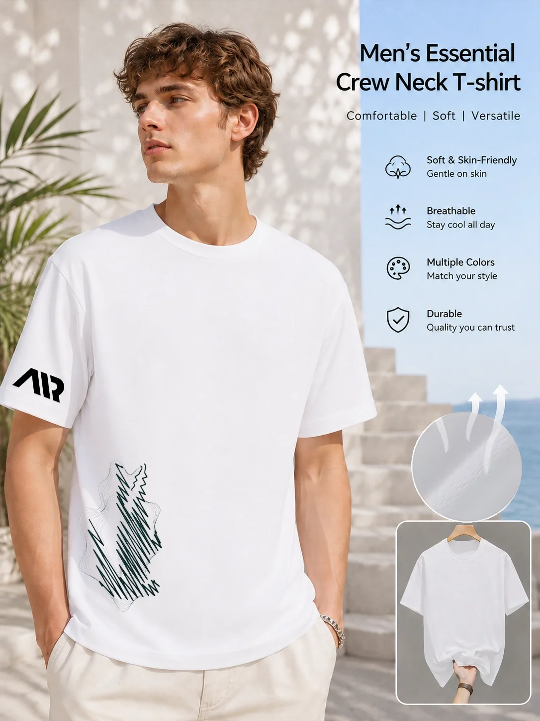 Camiseta de verano para hombre y mujer, con estampado de cocodrilo a la moda, cuello redondo, transpirable y cómoda, diseñada en Japón.