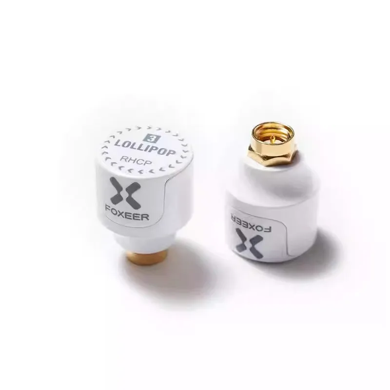 2 uds Foxeer Lollipop 3 antena FPV 5,8 Ghz corta LHCP transmisión recibir 5,8G bajo SWR 7,2g Set para juguetes RC diseño de alto rendimiento
