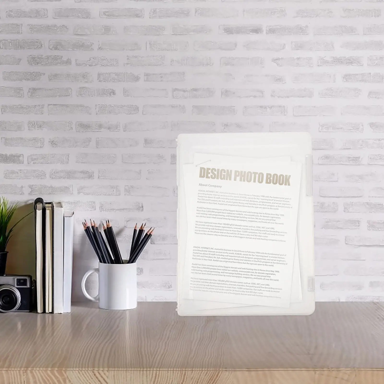 

Sturdy Eco File Storage Case Document Holder for A4 Papers Certificates Magazines Stationery Transparent Seal