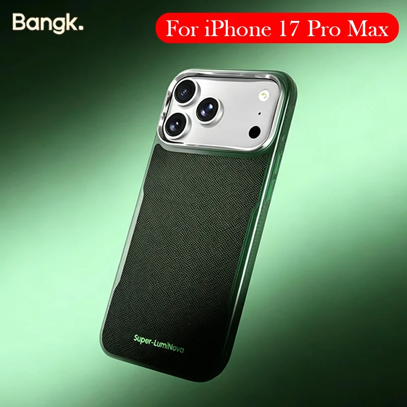 Bangk Magnetic Case For iPhone 17 Pro Max Kevlar Back Cover Shell