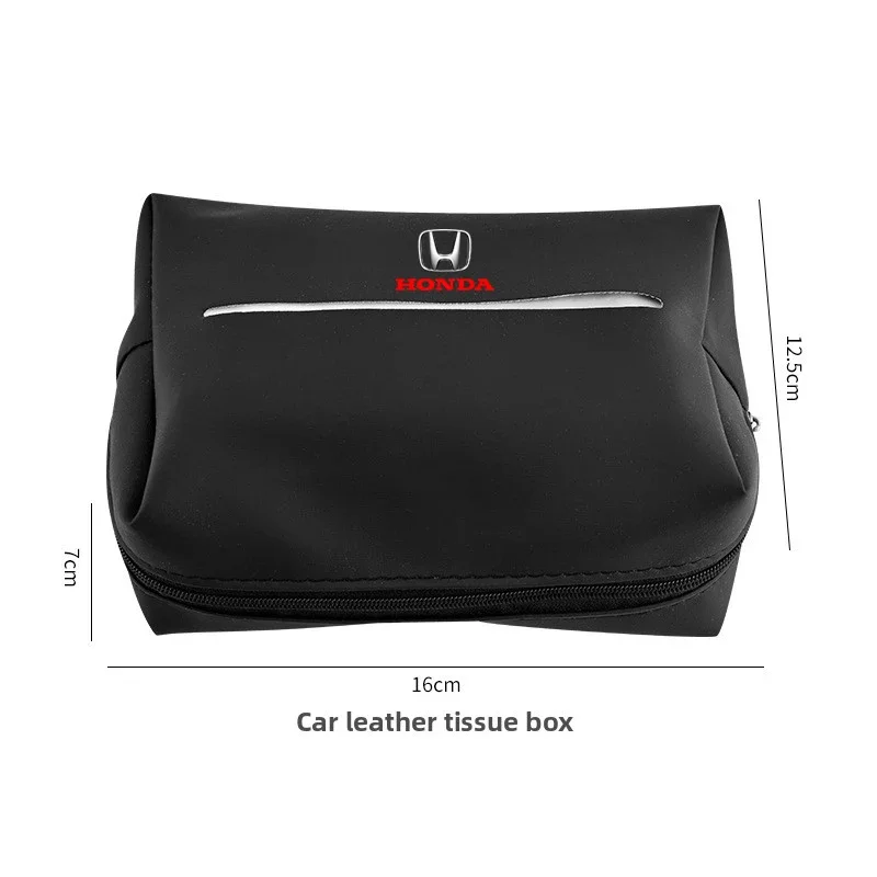 1 قطعة صندوق مناديل داخلي للسيارة من الجلد حقيبة تخزين المقعد الخلفي لهوندا سيفيك صالح جاز أكورد الطيار جواز السفر Stepwgn CRV BRV HRV #2