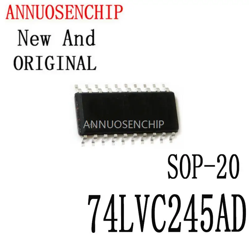 10PCS New And Original 74LVC245 SN74LVC245ADW SOP-20 Octal Bus Transceiver Product 74LVC245AD