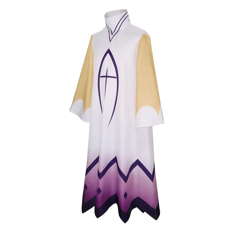 

qq78Request7Hazbin Adam Anime Hotel First Man Angel Halo Clothes Mask Cosplay Suit Cos Halloween Party Adult Men Costume