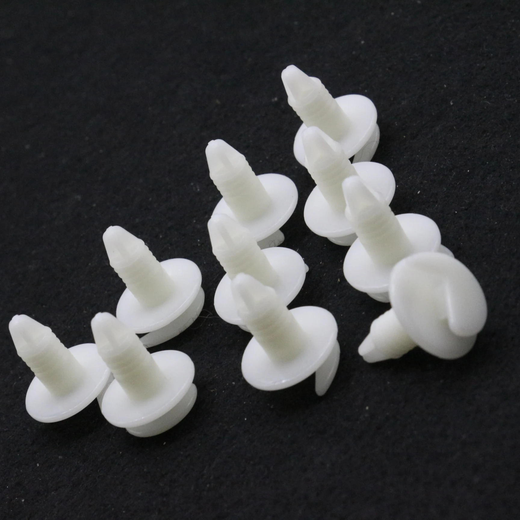 10 Pcs Door Trim Panel Rivet Clip Push Pin Retainer For Peugeot & Citroen 7903077112 White Nylon Fastener