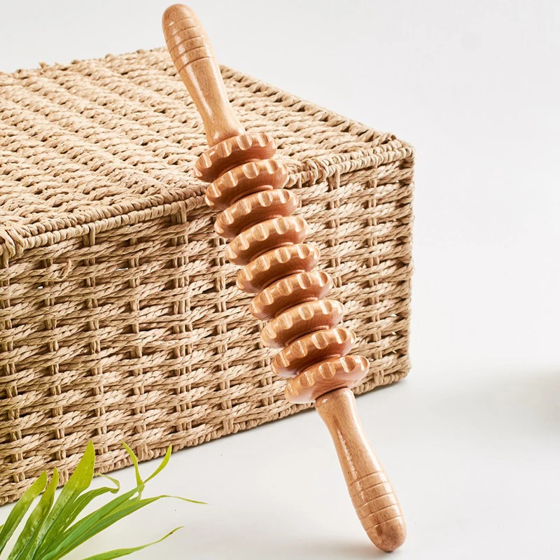Wood Therapy Massage Roller Lymphatic Drainage Massage Scraping Whole Body Pain Relief Tool Anti Cellulitis Massage