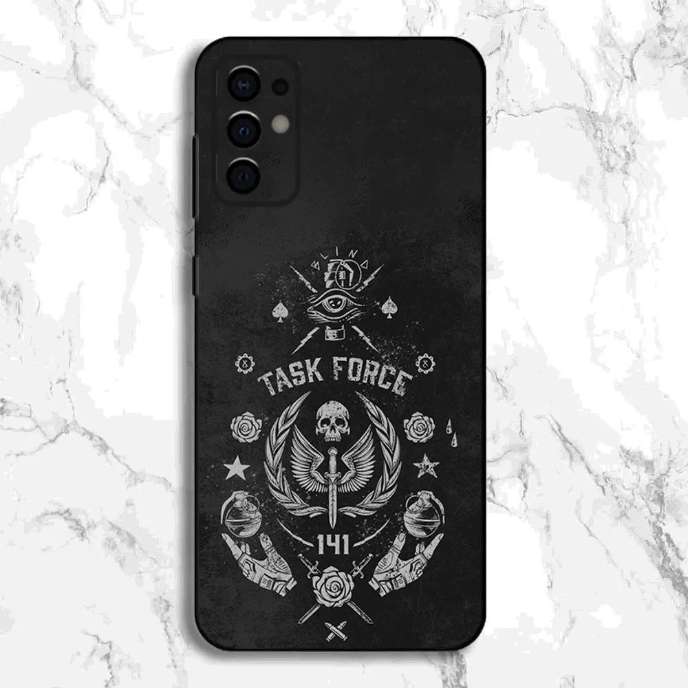 C-COD Call Of D-Duty Ghost Phone Case For Samsung S24,S21,S22,S23,S30,Ultra,S20,Plus,Fe,Lite,Note,10,9,5G Black Soft Cover