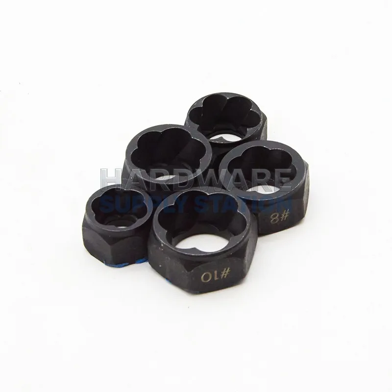 

Набор из 10 экстракторов для шестигранных гаек + для удаления поврежденных болтов + инструмент для разборки автозапчастей