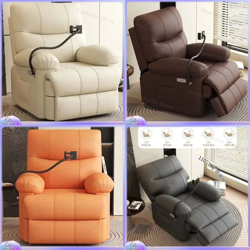Massage Chair Recliner Full Body Zero Gravity Shiatsu Heated Vibrating Rocker Sofa for Living Room Bedroom Home