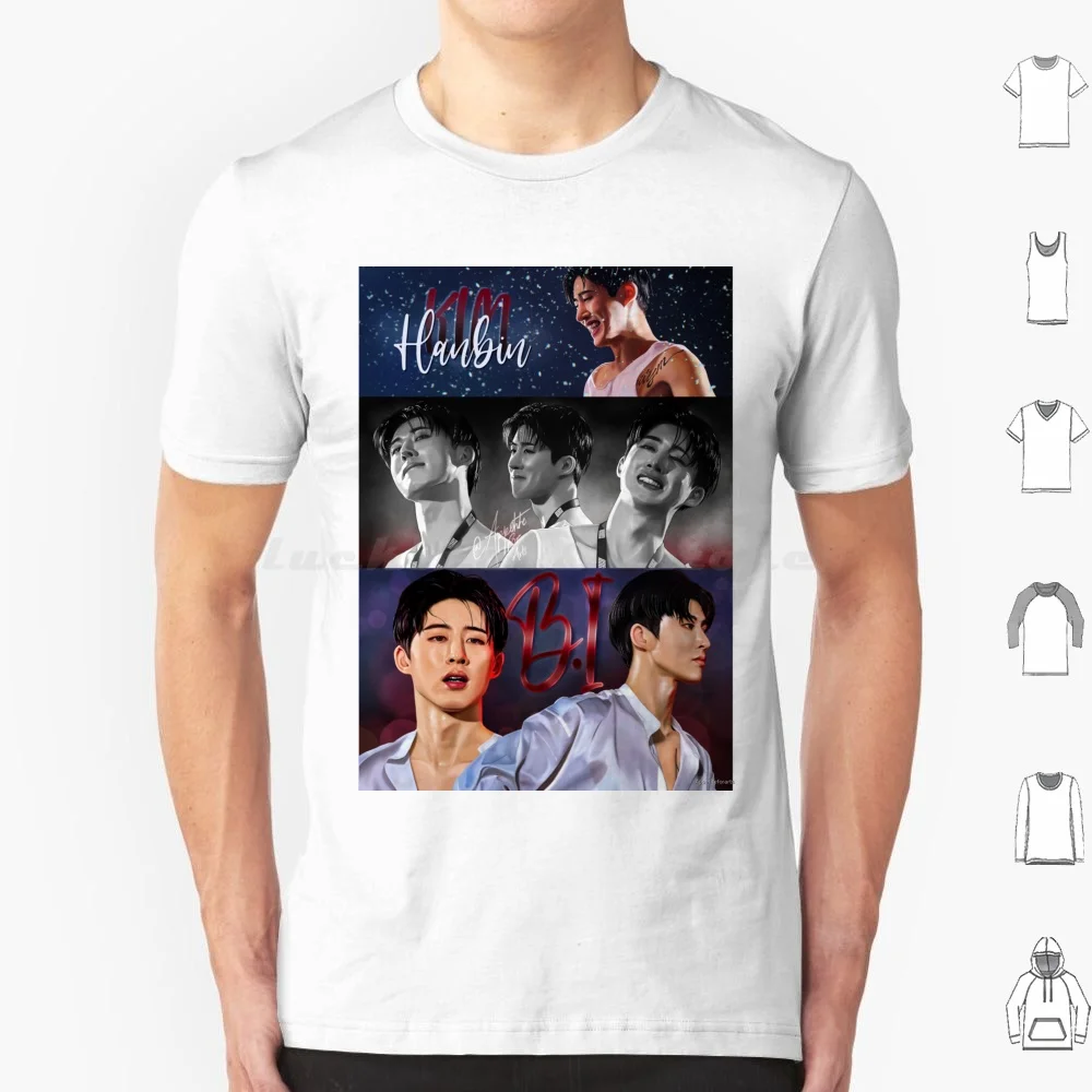 Kim Hanbin / B.i. T Shirt Big Size 100% Cotton Kim Hanbin B I Ikon Hanbin Procreate