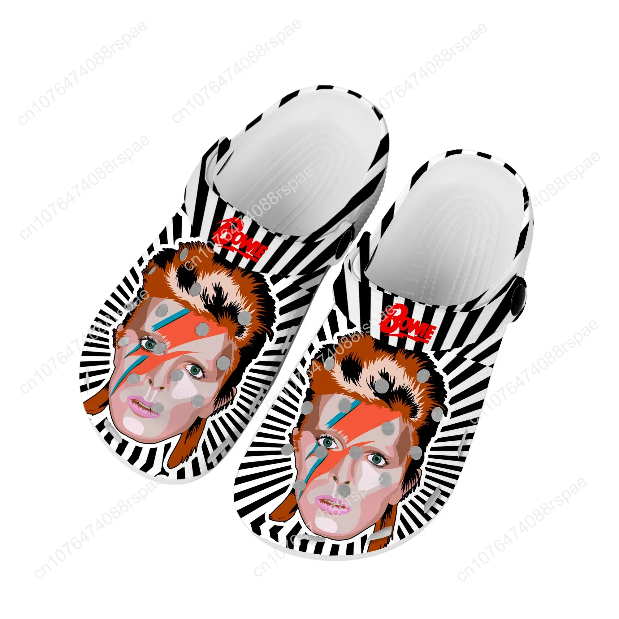 

David Rock Star Singer Home Clogs Custom Water Shoes England Bowie Mens Womens Teenager Shoe Garden Clog Beach Hole Slippers