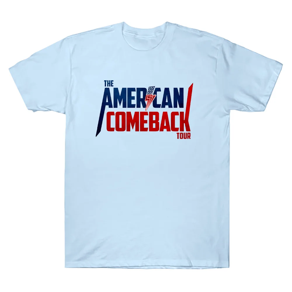 America Comeback Tour T Shirts Charlie Kirk Freedom Tees Woman Man High Quality Cotton Streetwear Short Sleeve Crewneck Clothes
