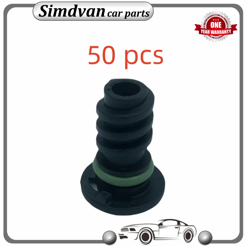 100/50 PCS A0029902017 0029902017 Green Black Rubber Ring Engine Oil Pan Drain Screw Plug Plastic for Mercedes-Benz C63 AMG S550