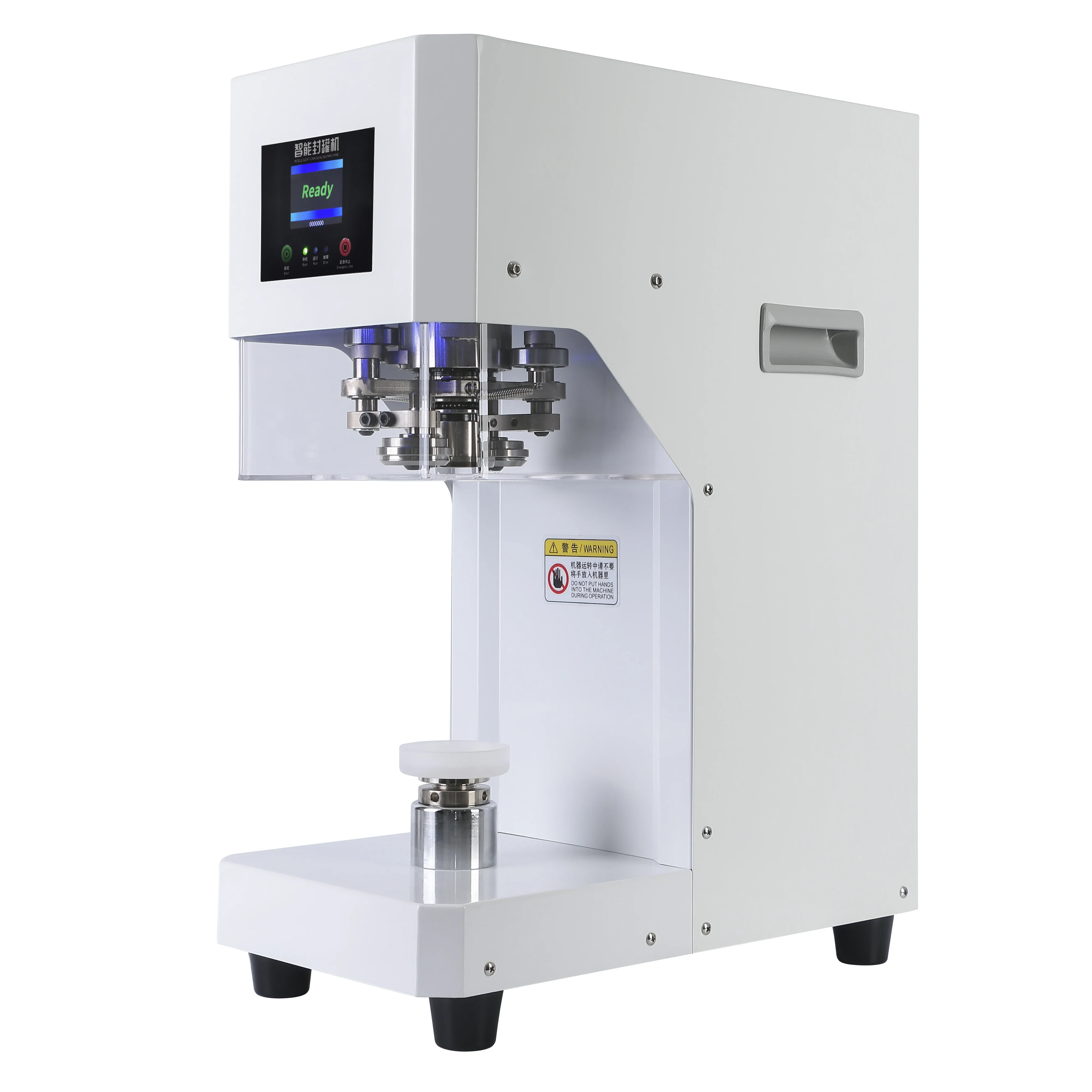 

bubble tea soda cans automatic sealing machine