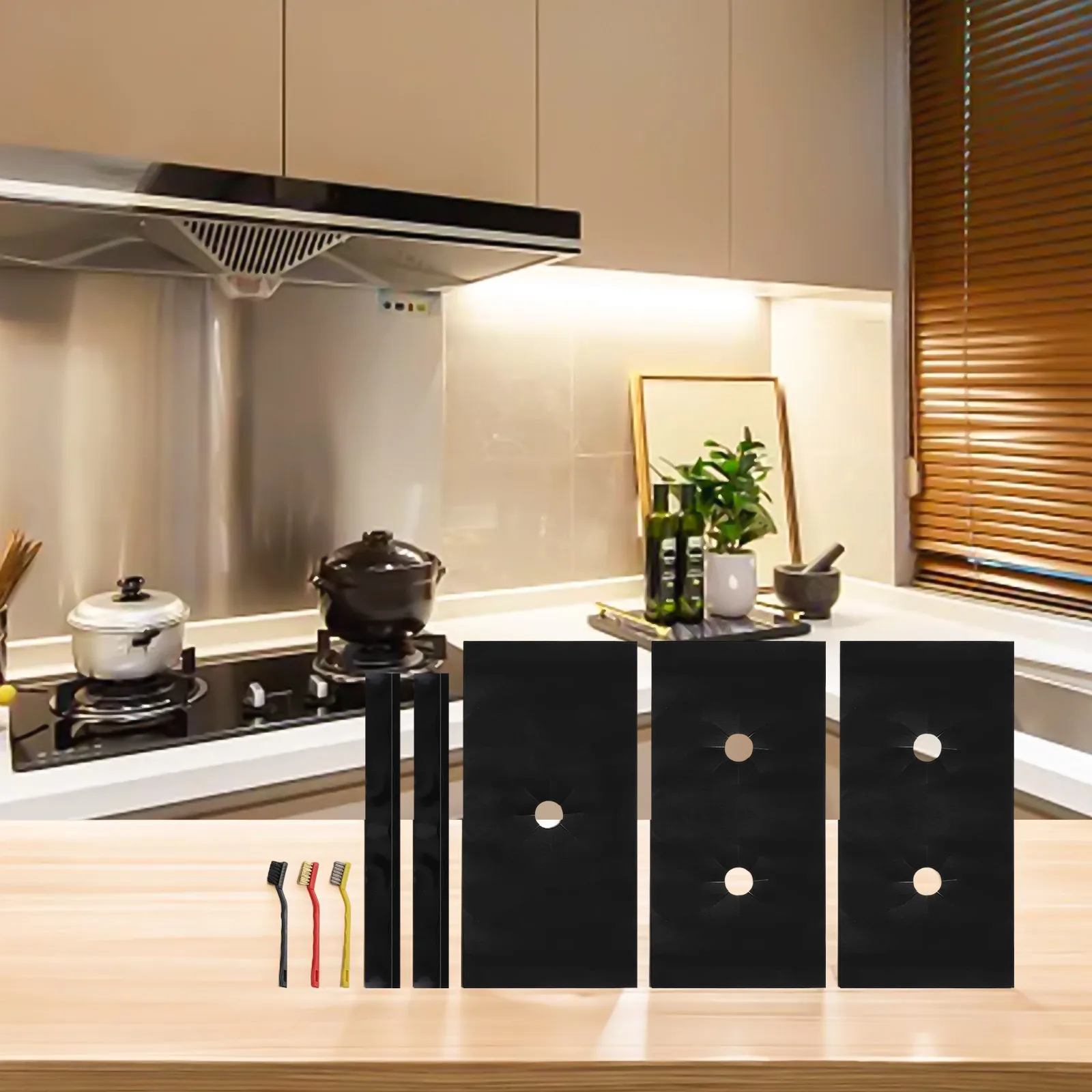 Cleaning Mat Gas Stove Mat Comprehensive Set Countertop Protection Efficient Cooking Experience For Gas Stove Protective Cover