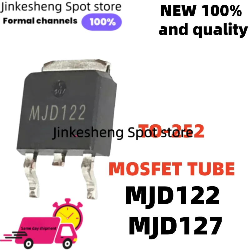 10pairs-20PCS-10PCS/LOTS MJD122 J122G JD127 MJD127 TO-252 Transistor New in stock