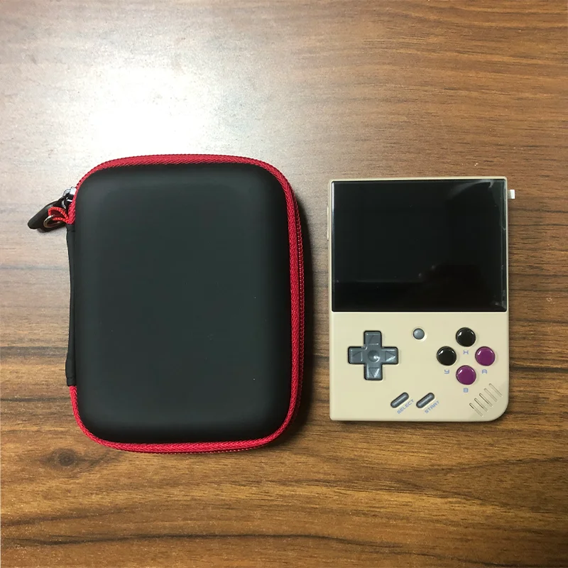 Tolex Case of Miyoo Mini Plus Retro Handheld Video Game Player 3.5Inch Screen Waterproof  Black Bag of Miyoo Portable Mini Case