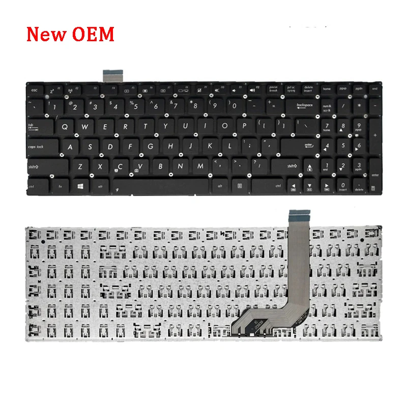 New Genuine Laptop Keyboard Compatible for ASUS FL8000 FL8000U A580U X542 F580U K542 A542 X580B R542 V587U