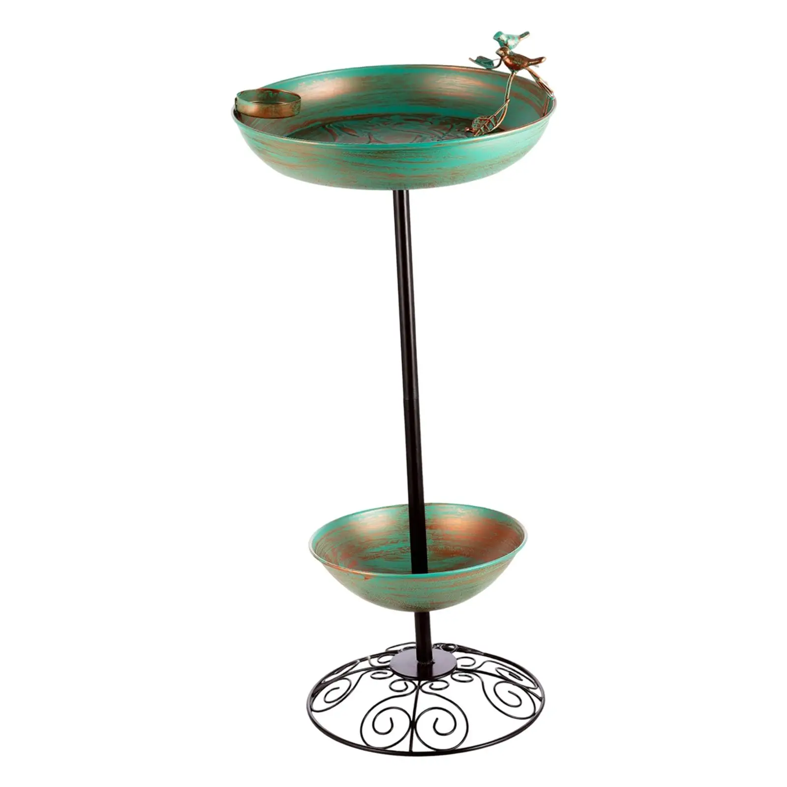 وحدة تغذية الطيور الطنانة في الهواء الطلق، معدنية شديدة التحمل ومتعددة الوظائف