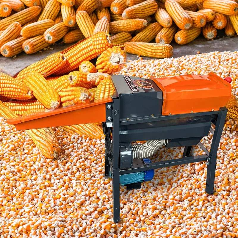 Wellgain Corn Sheller Gasoline Petrol Corn Thresher with Agriculture Machine and Matched Fuel Engine