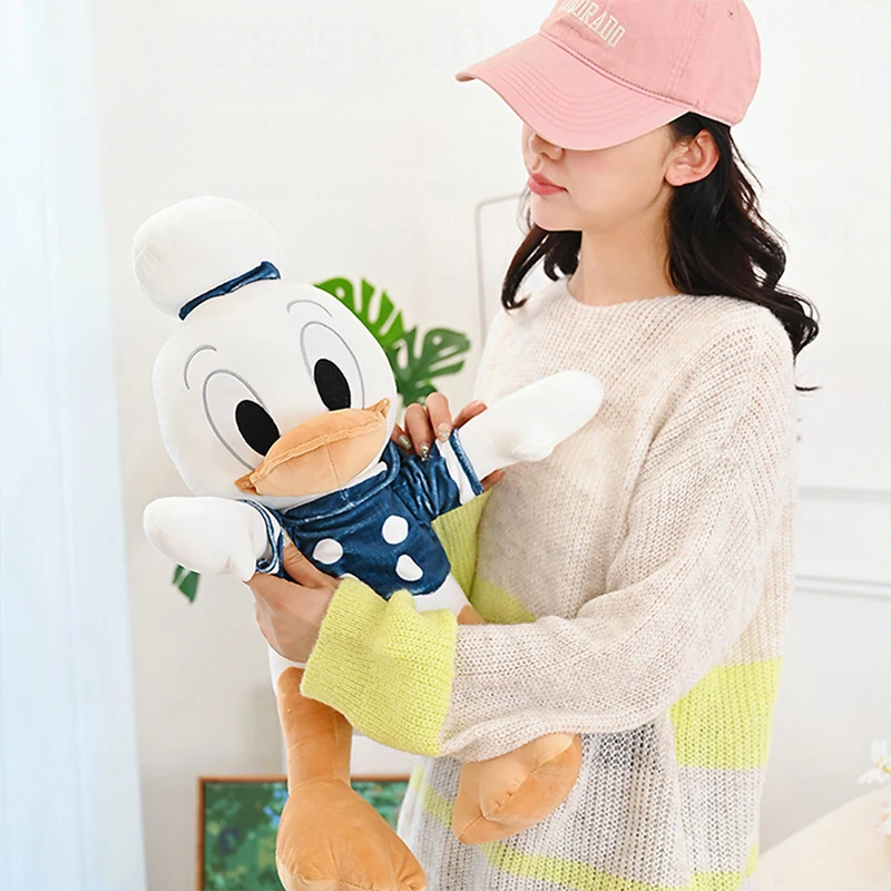 디즈니 65cm 귀여운 도널드 덕 부드러운 봉제 인형 생일 크리스마스 선물 어린이용 플러시 인형 완벽한 남녀 공용 크리스마스 선물