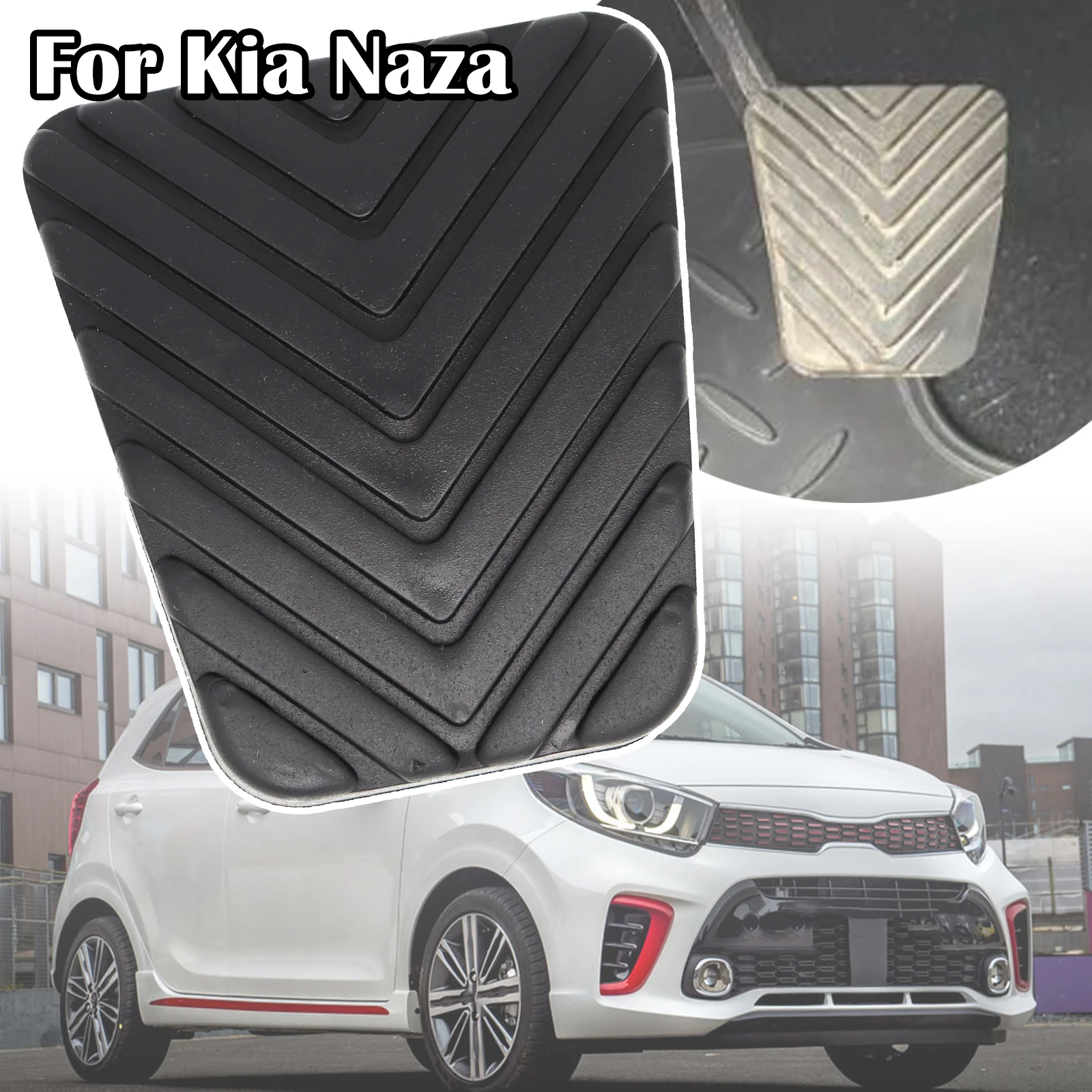 Brake Clutch Foot Pedal Pad Cover For Kia Naza Sorento XM BL UM 2002 2003 2004 2005 2006 2007 2008 2009 2010 - 2015 2016 2019