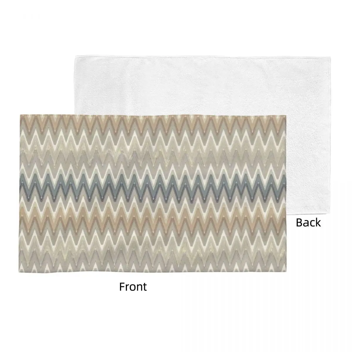 Camouflage Zigzag Towel Quick Dry Bohemian Geometric Soft Linen Cotton Bath Towels