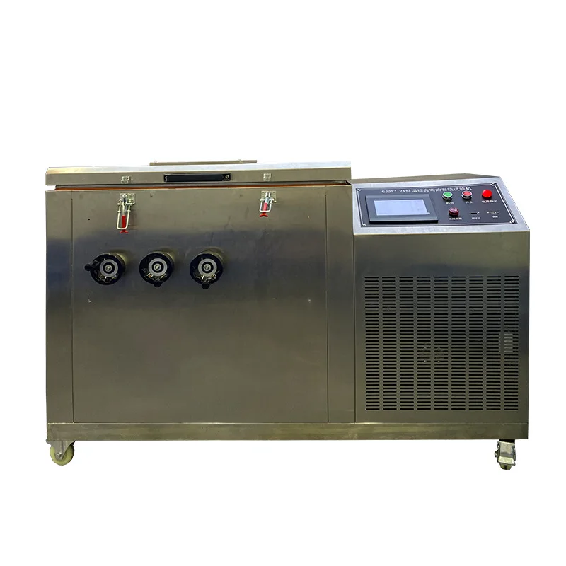 Horizontal low temperature comprehensive bending and winding testing machine, wire and cable device, cold bending brittleness