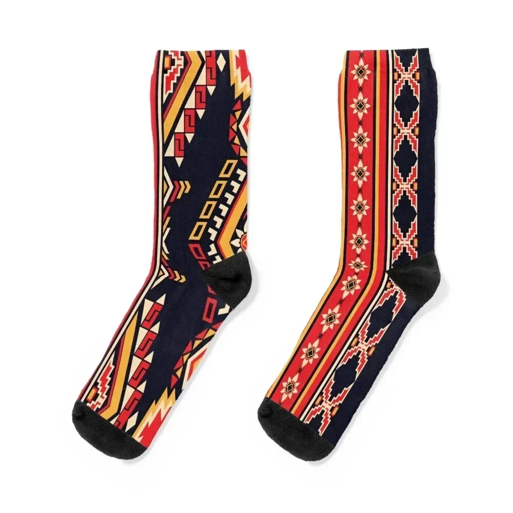 

Native American Art Socks ankle new year soccer anti-slip cartoon Socks Men's Women's