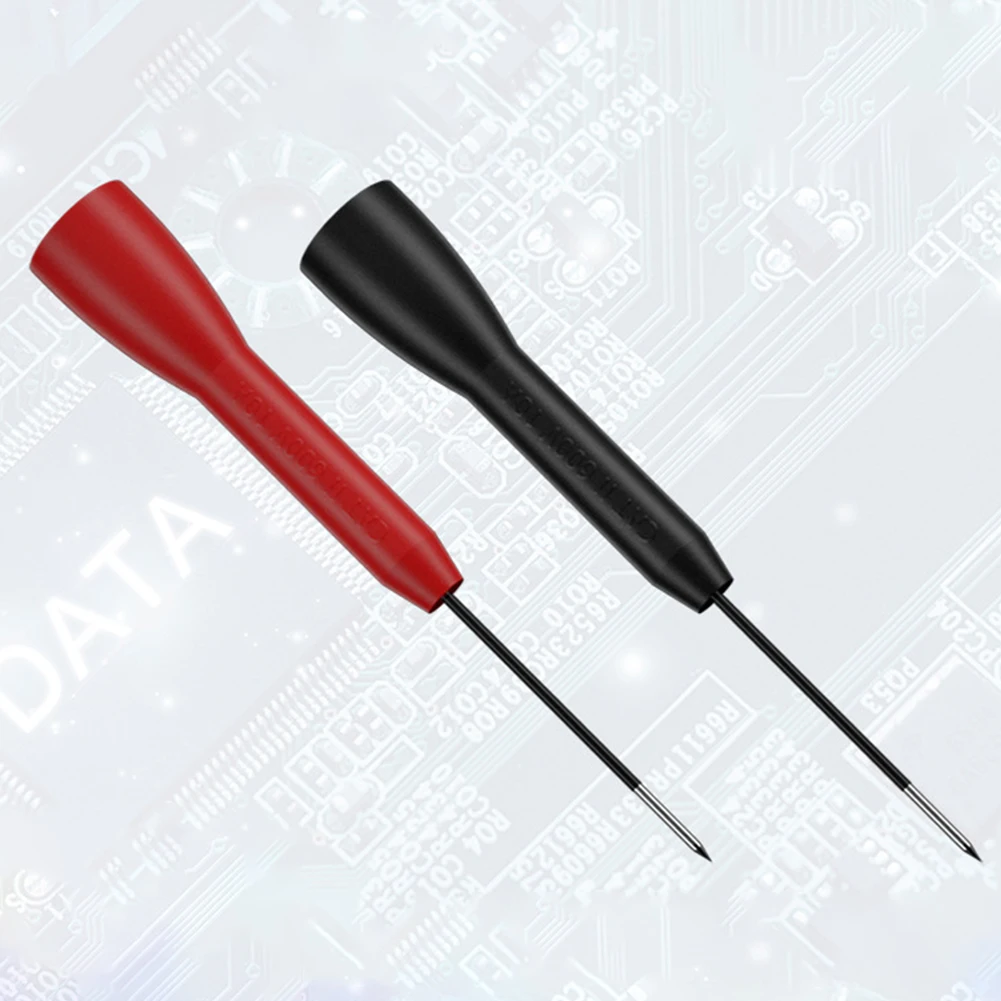 Accessories Multimeter Test Probes Probe Stainless Steel 2pcs 8.5cm Length For 2mm Test Leads Non-Destructive PA66 Nylon