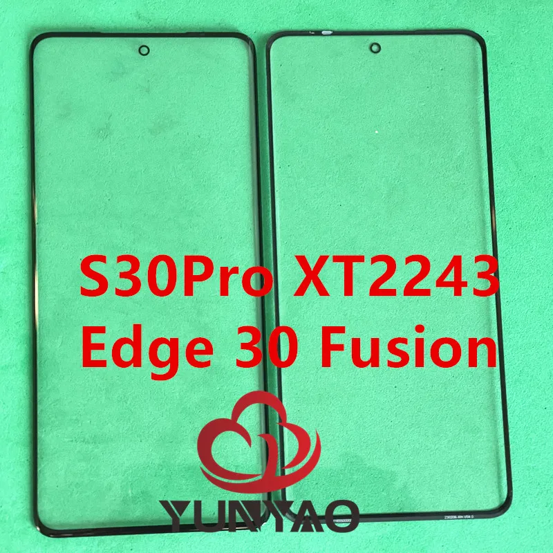 For Motorola Moto Edge 30 Fusion / S30 Pro XT2243 Replacement LCD Front Touch Screen Glass Outer Lens