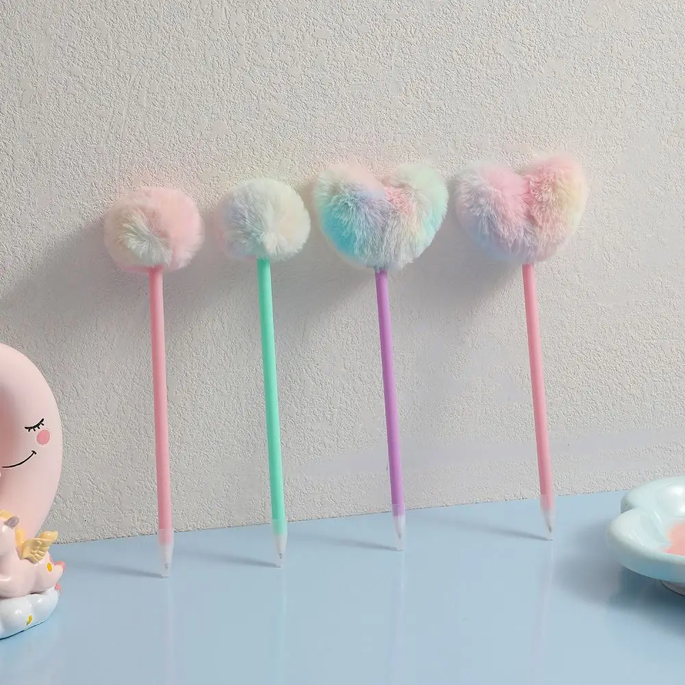 ปากกาลูกลื่นสาวน่ารักรูปหัวใจสำหรับเด็ก