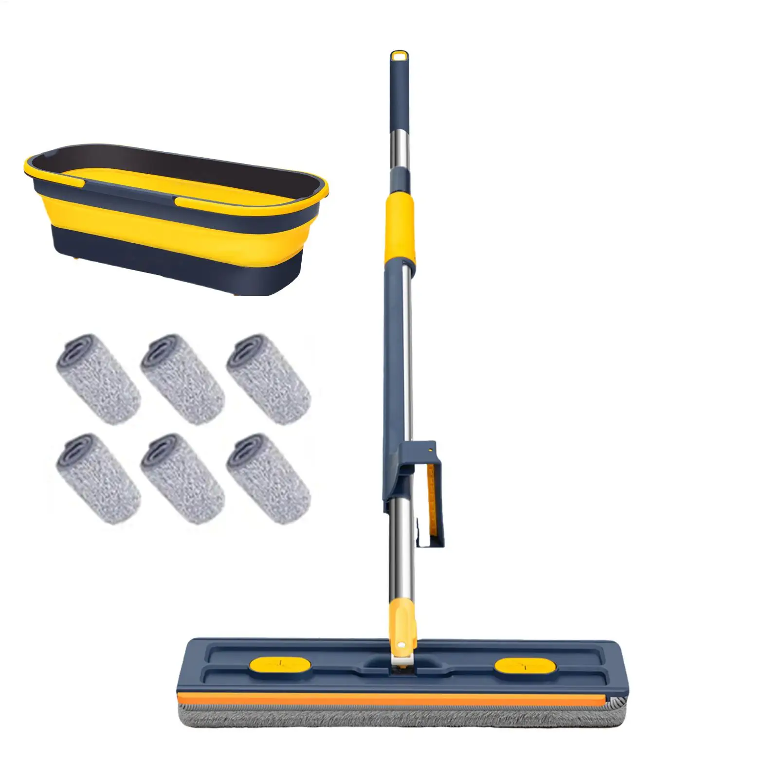 Flat Mops for Floor Cleaning Cleaning Tool for Floor Large 360 Rotatable Flat Mop for Home Living Room Bedroom Carpet Tile