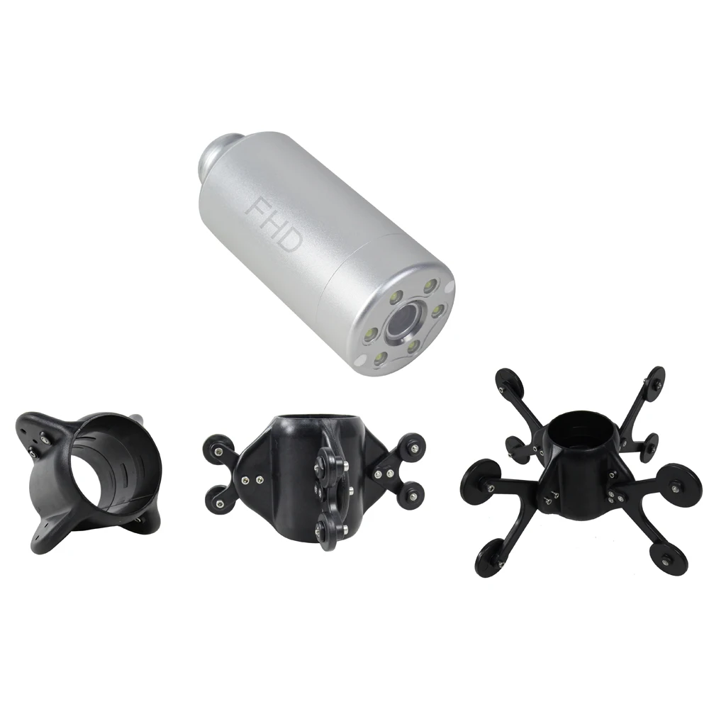 15 "Lcd 9Mm Kabel 120M 10Xzoom 360 Graden View Rioolbuis Inspectie Camera Met Pan Tilt ratation Camera Head Dvr Meter Teller