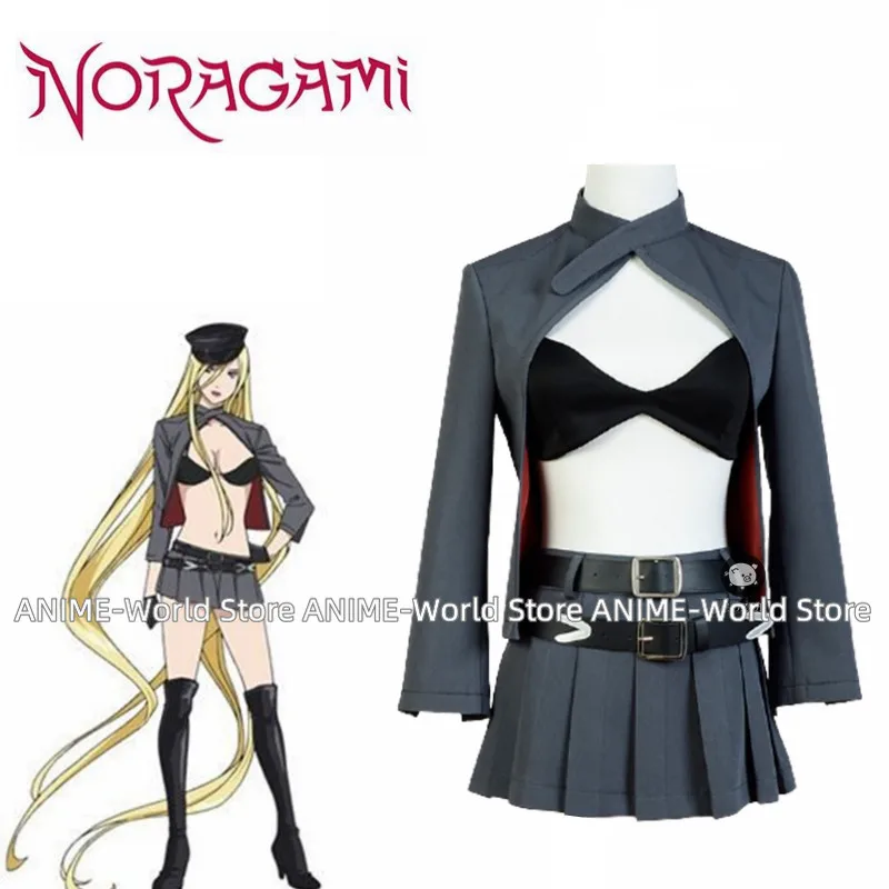 

Anime Noragami Bishamon Costume Bikini Costume Sexy Cosplay Full Set Uniform Halloween Costume For Women Cosplay Party