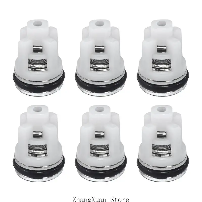 Aftermarket-Pumpen-Check-Ersatzset für Hochdruckreiniger, enthält 6 Teile mit vormontierten Dichtungen zur Wiederherstellung von – Detail 6