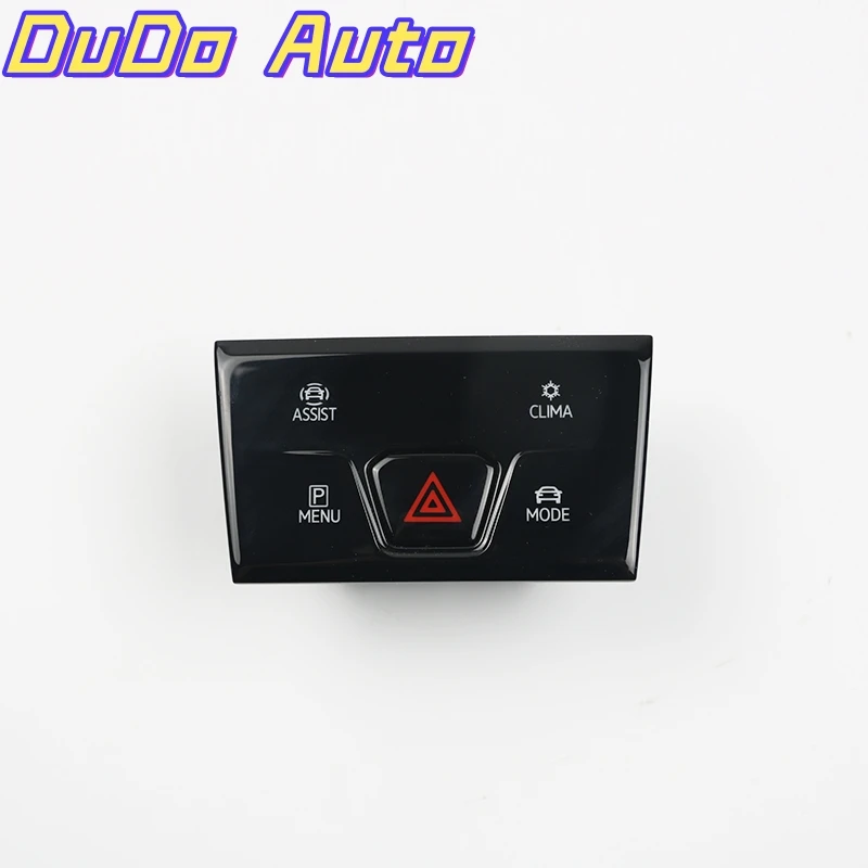 

Для VW Golf8 MK8 двойная вспышка, переключатель лампы, предупреждение о опасности, кнопка аварийного выключателя с переключателем режима привода 5HG925200