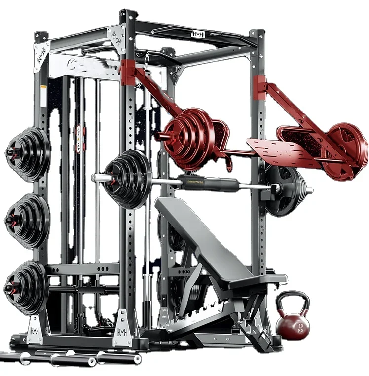 

squat frame free bench press multi-functional trainer household commercial fitness equipment barbell semi-frame gantry frame