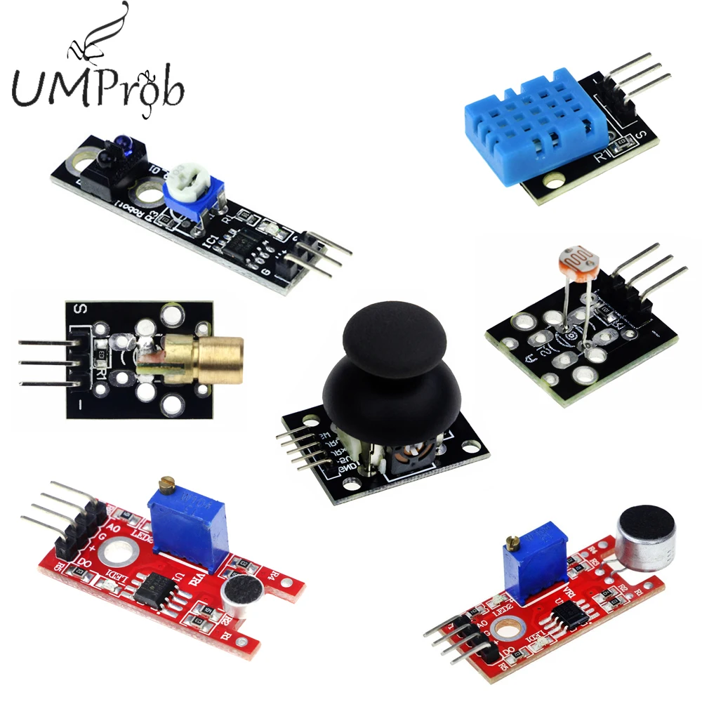 KY-008 KY-015 KY-018 KY-023 KY-033  KY-037 KY-038 Module for arduino DIY Kit